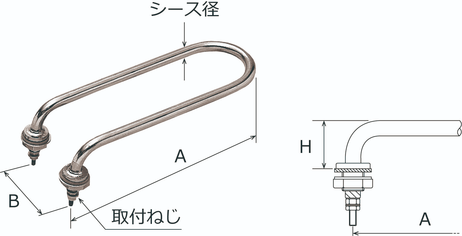日本 SAKAGUCHI坂口电热 UH-3K  热水管加热器
