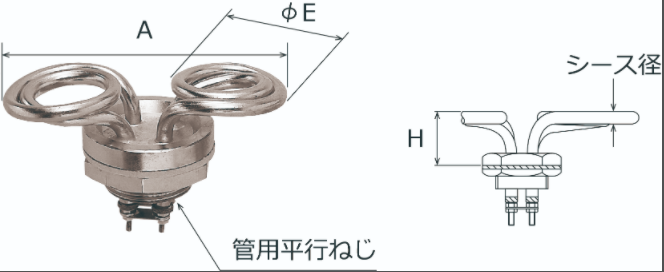 日本 SAKAGUCHI坂口电热  P3F-1	  三相花型加热器