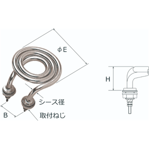 SAKAGUCHI坂口电热 热水管加热器  PW-1k	 旋风型加热器