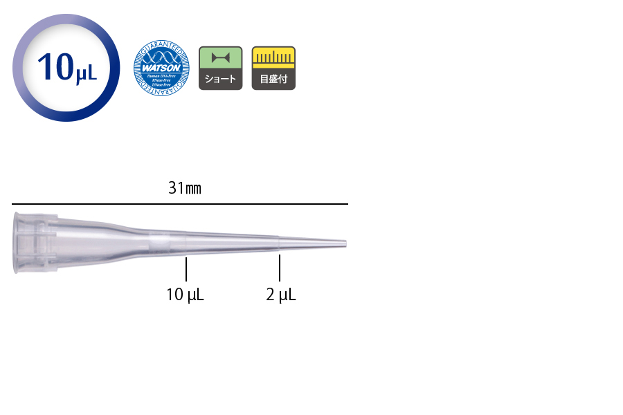 【高斯摩】WATSON深江化成 T119-620CS 移液吸头