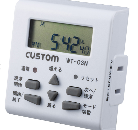 CUSTOM东洋   每周计时器 WT-03N