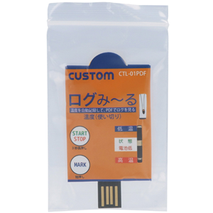 CUSTOM 东洋 CTL‑01PDF  一次性 USB 温度记录仪
